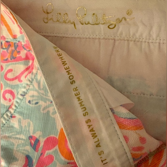 NWT LILY PULITZER “Too Much Bubbly” Buttercup Shorts - Picture 8 of 11
